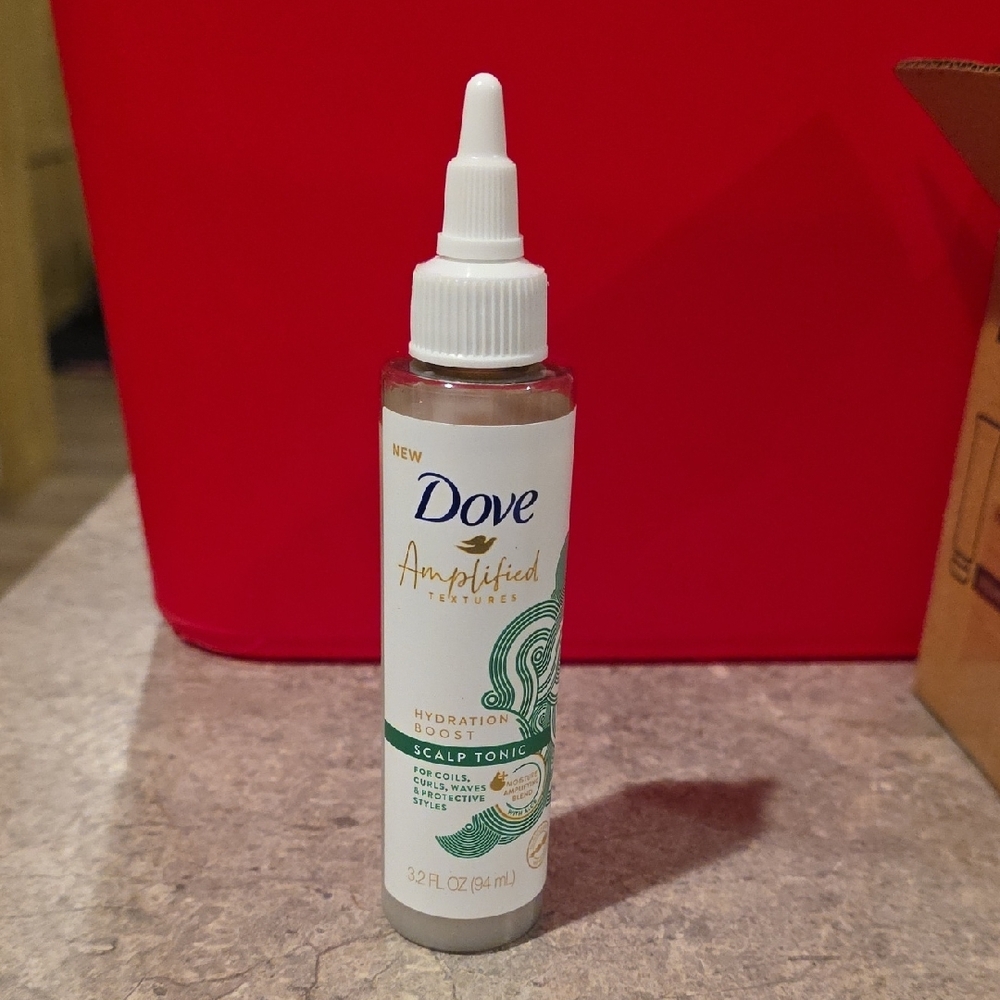 Dove Amplified Textures Hydration Boost Scalp Tonic - White and Gold